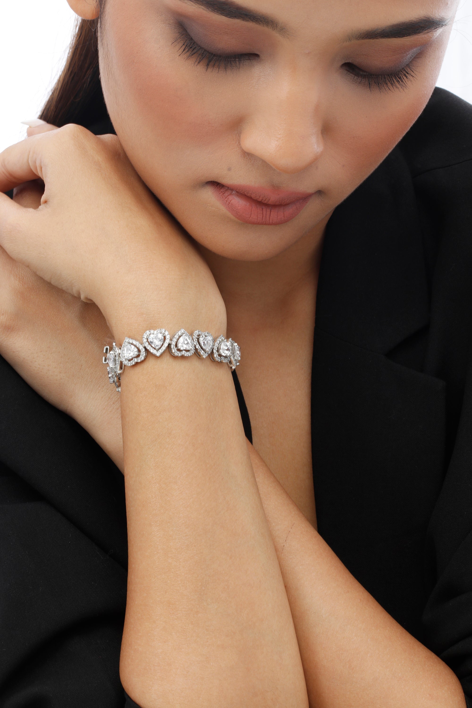 Heart Swarovski Diamonds Bracelet Swarovski Mesmera Bangle Heart