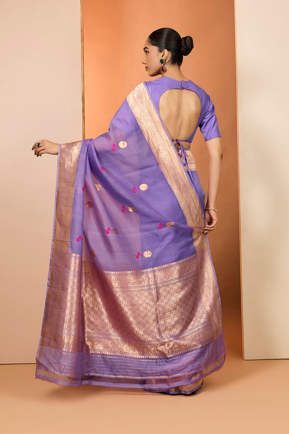 Lilac Saree Set