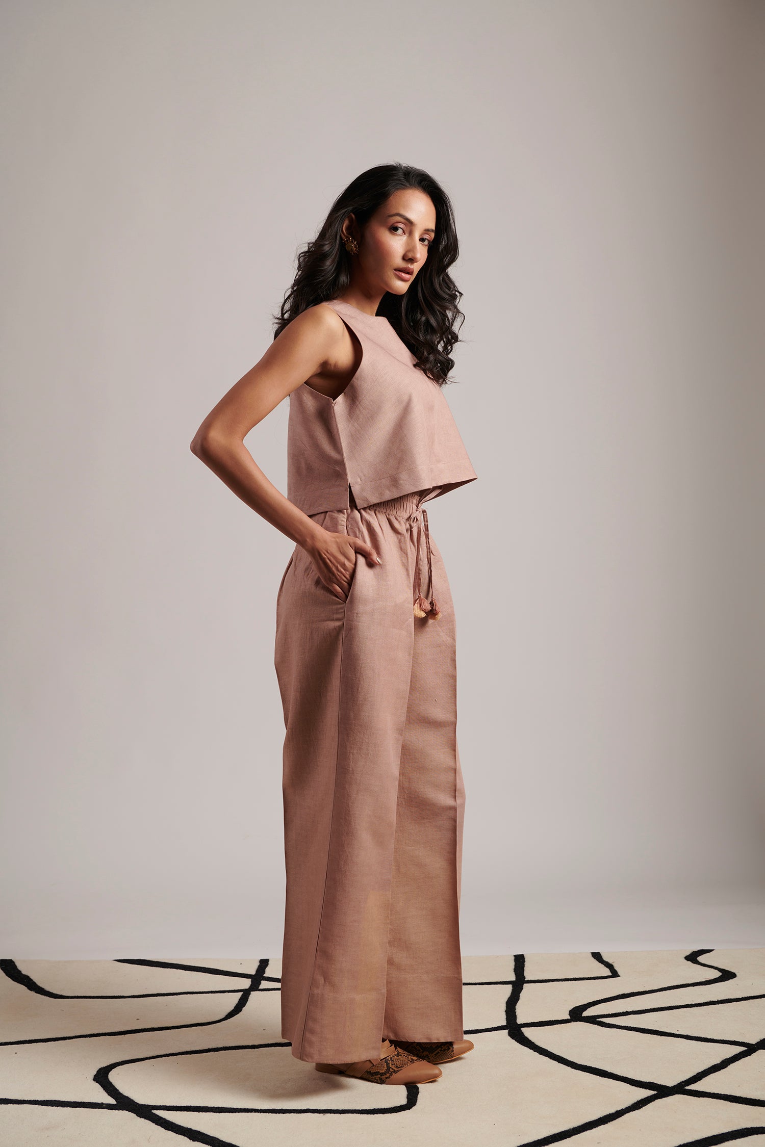 Bliss Crop Top (Vintage Rose)