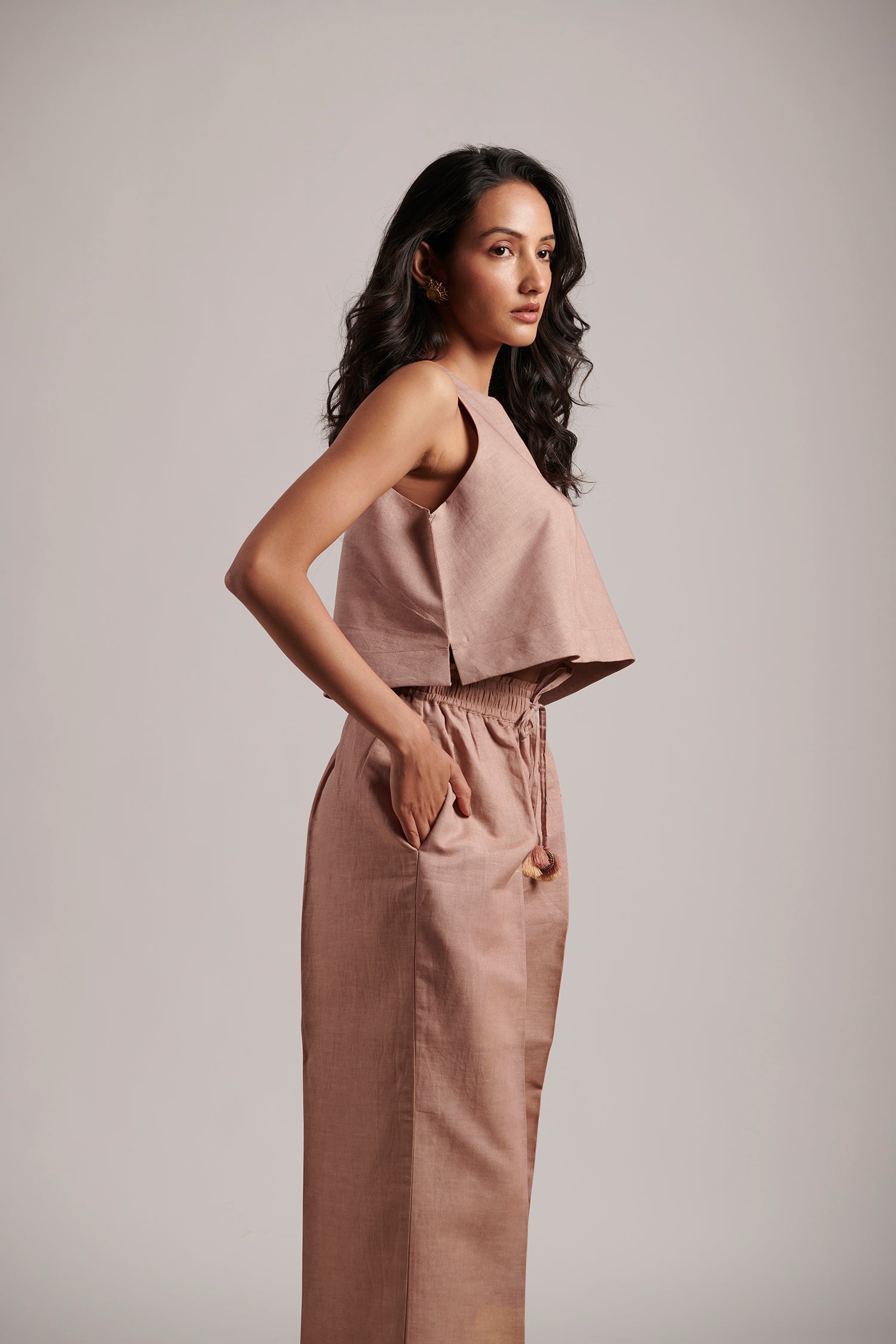 Bliss Crop Top (Vintage Rose)