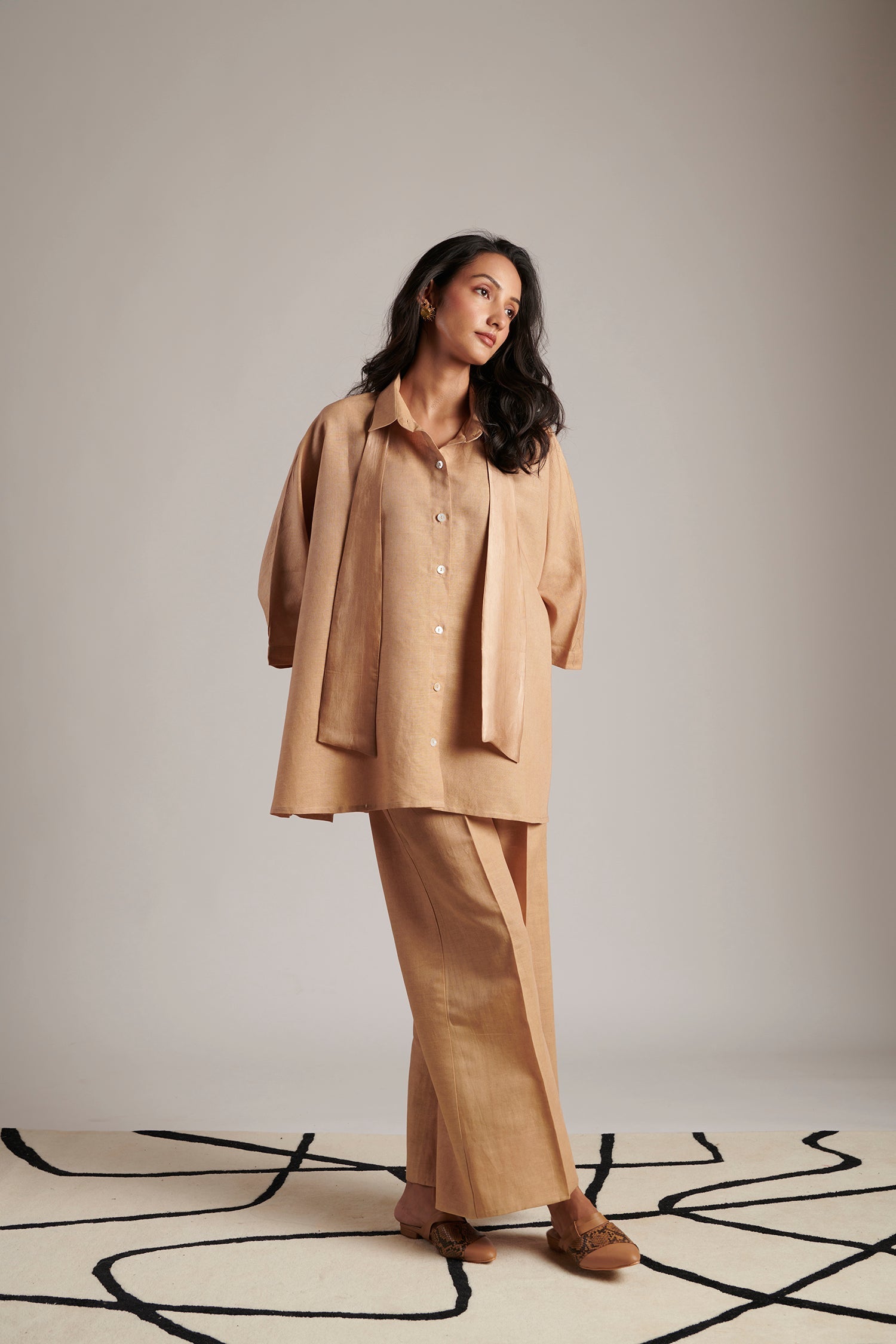 Paradise Shirt With Bow (Honey)