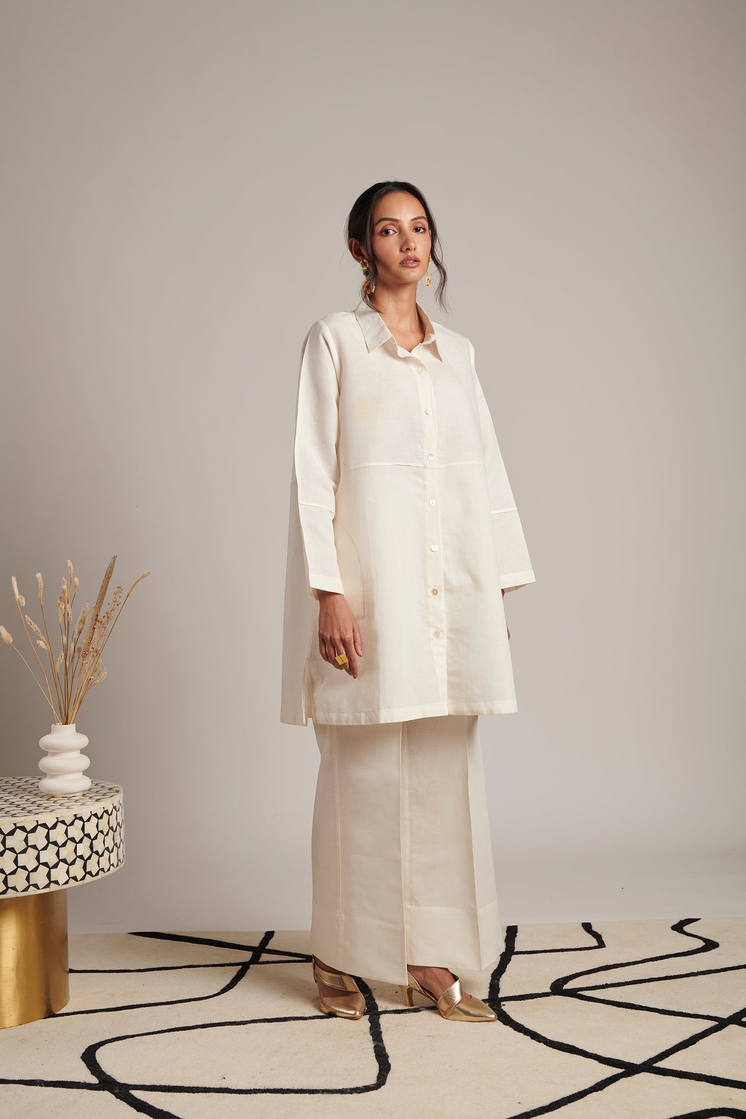 Desire Co-Ord Set  (Pearl)