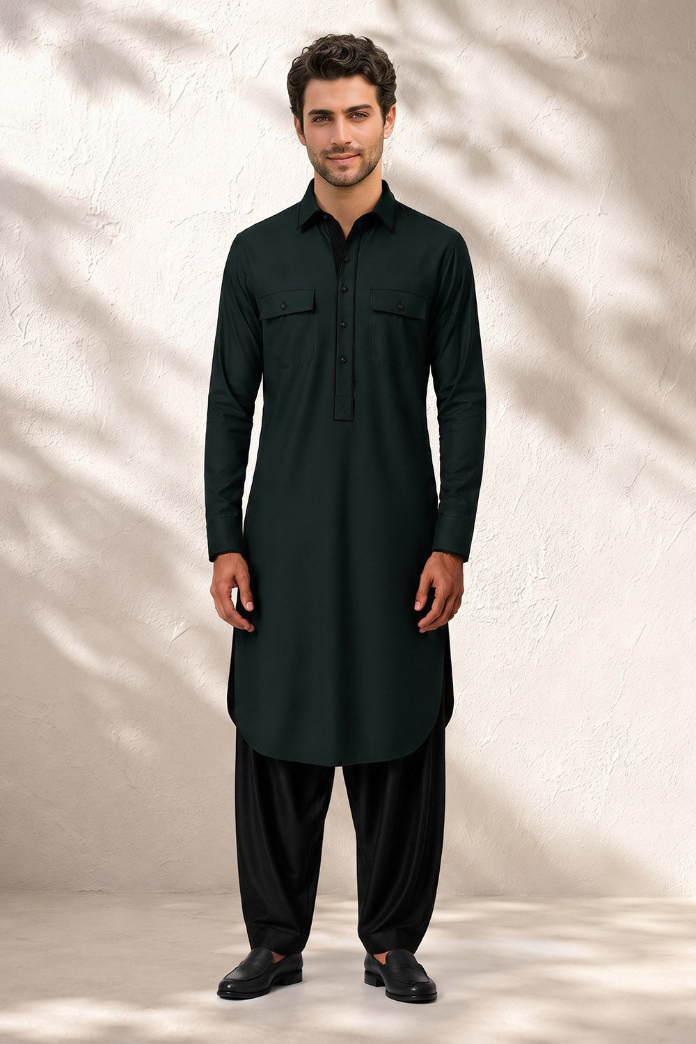 Classic Pathani Kurta Set - Nayan