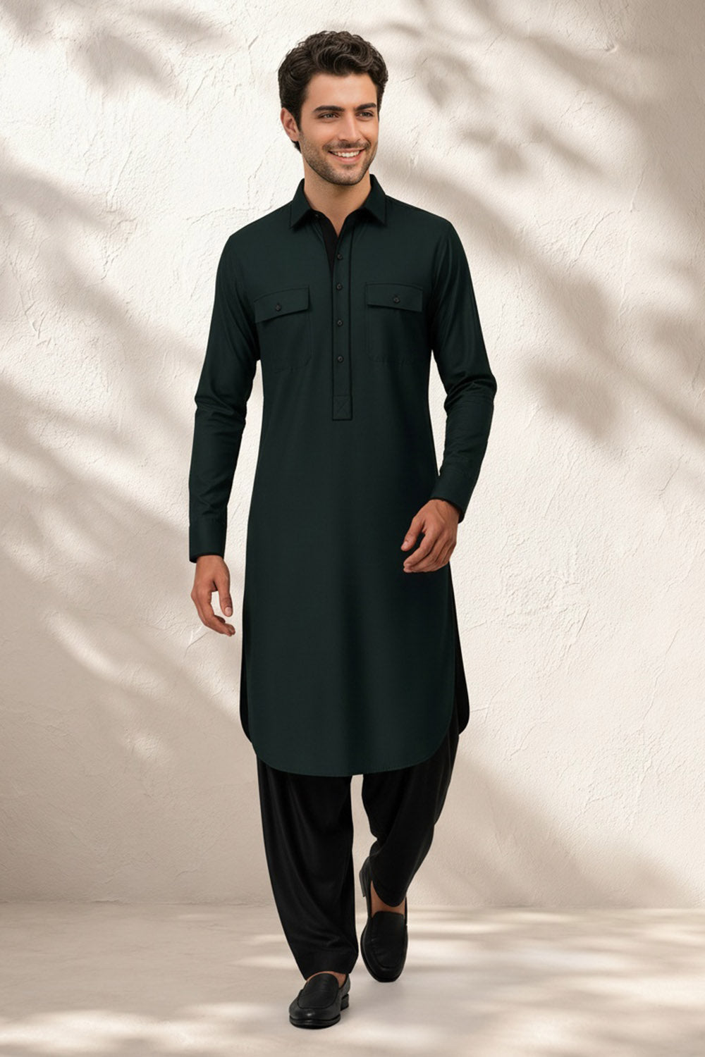 Classic Pathani Kurta Set - Nayan