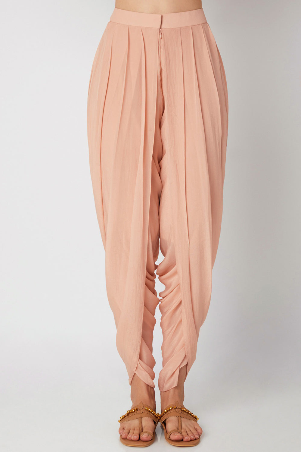 Embroidered Blush Pink Dhoti Set - Auraya Fashion -  - #tag1# - #tag2# - #tag3# - #tag3#