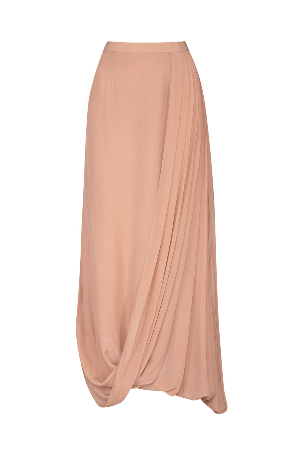 Skirt Set Blush Pink With Embroidered Belt - Auraya Fashion - Nidhika Shekhar - #tag1# - #tag2# - #tag3# - #tag3#