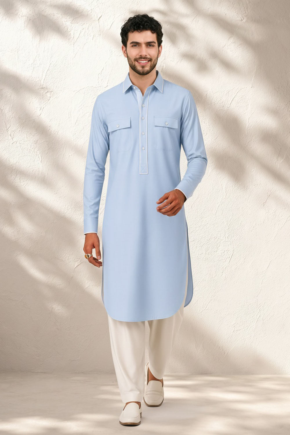 Classic Pathani Kurta Set - Nivaan