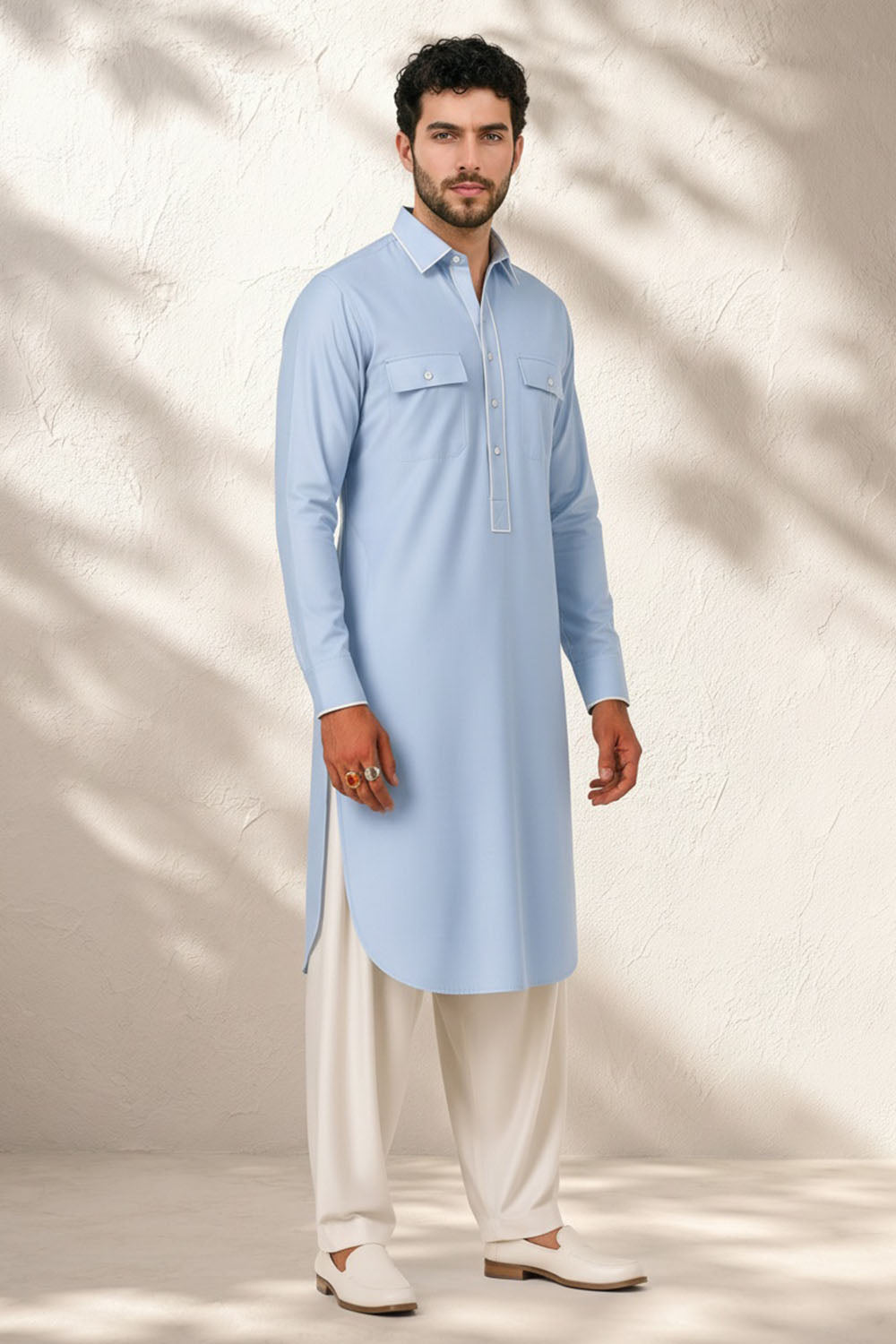 Classic Pathani Kurta Set - Nivaan