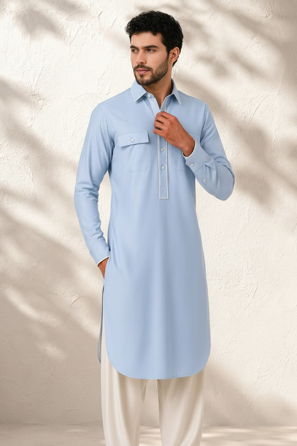 Classic Pathani Kurta Set - Nivaan
