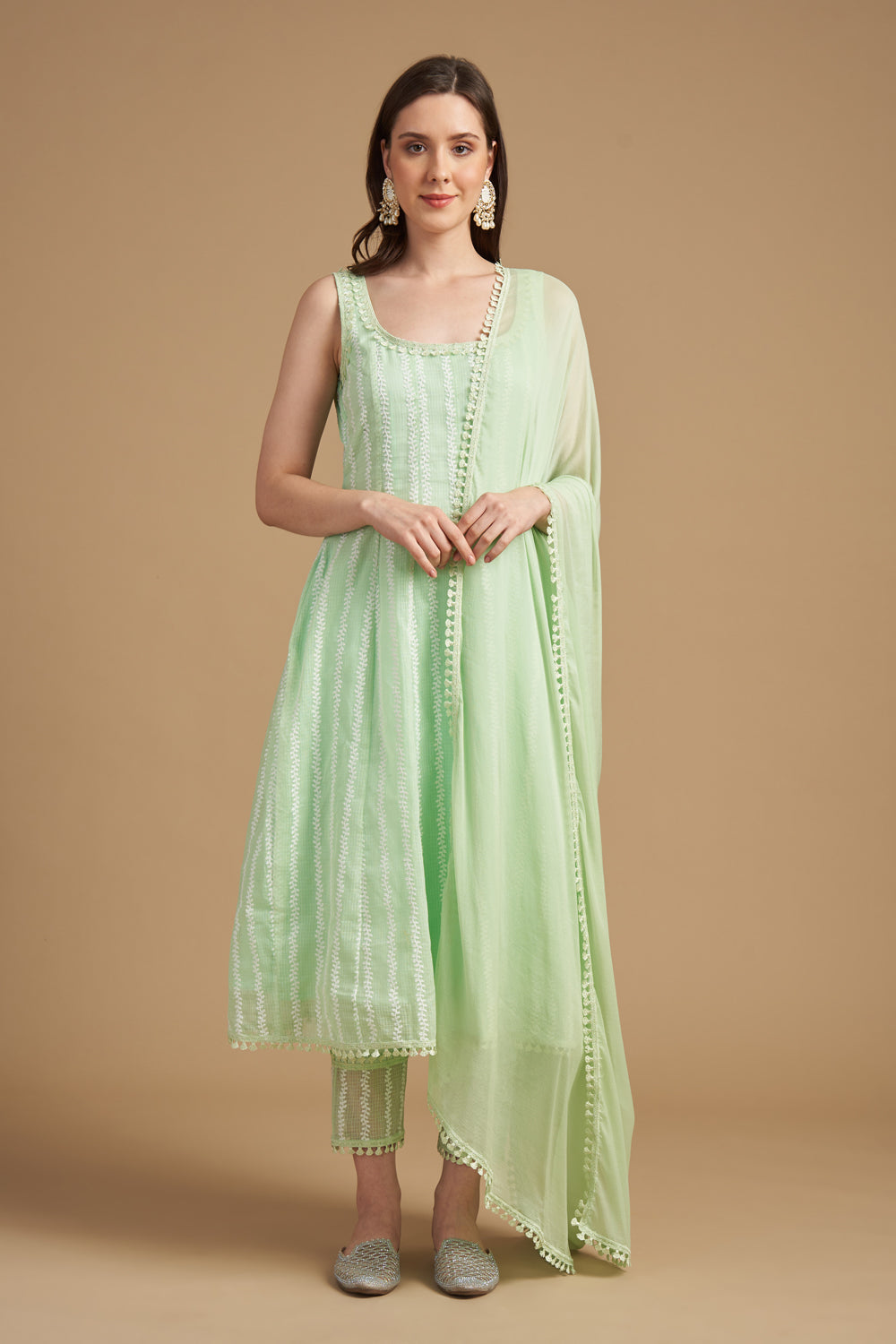 Green Anarkali