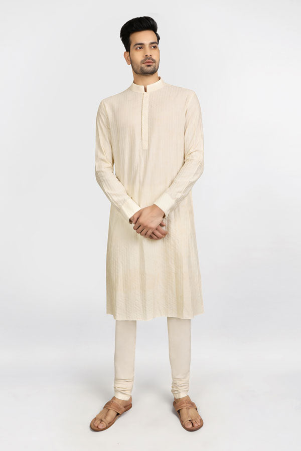 Pintucked Kurta Set - Avi