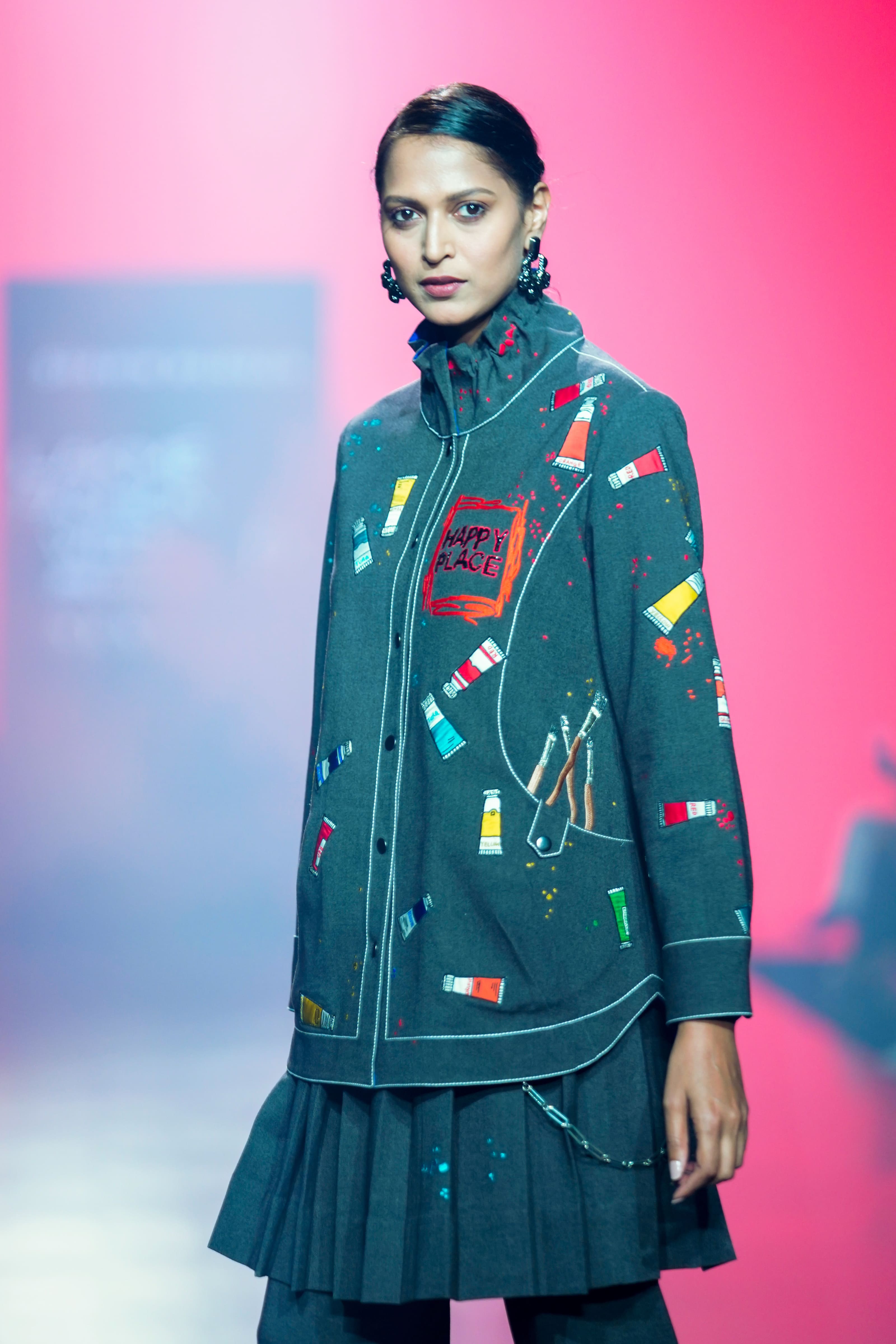 Paint Brush Shirt Jacket