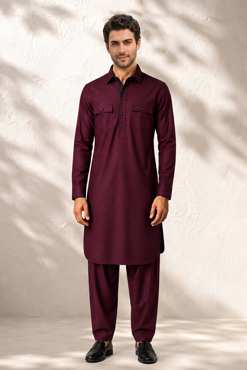 Classic Pathani Kurta Set - Pravar