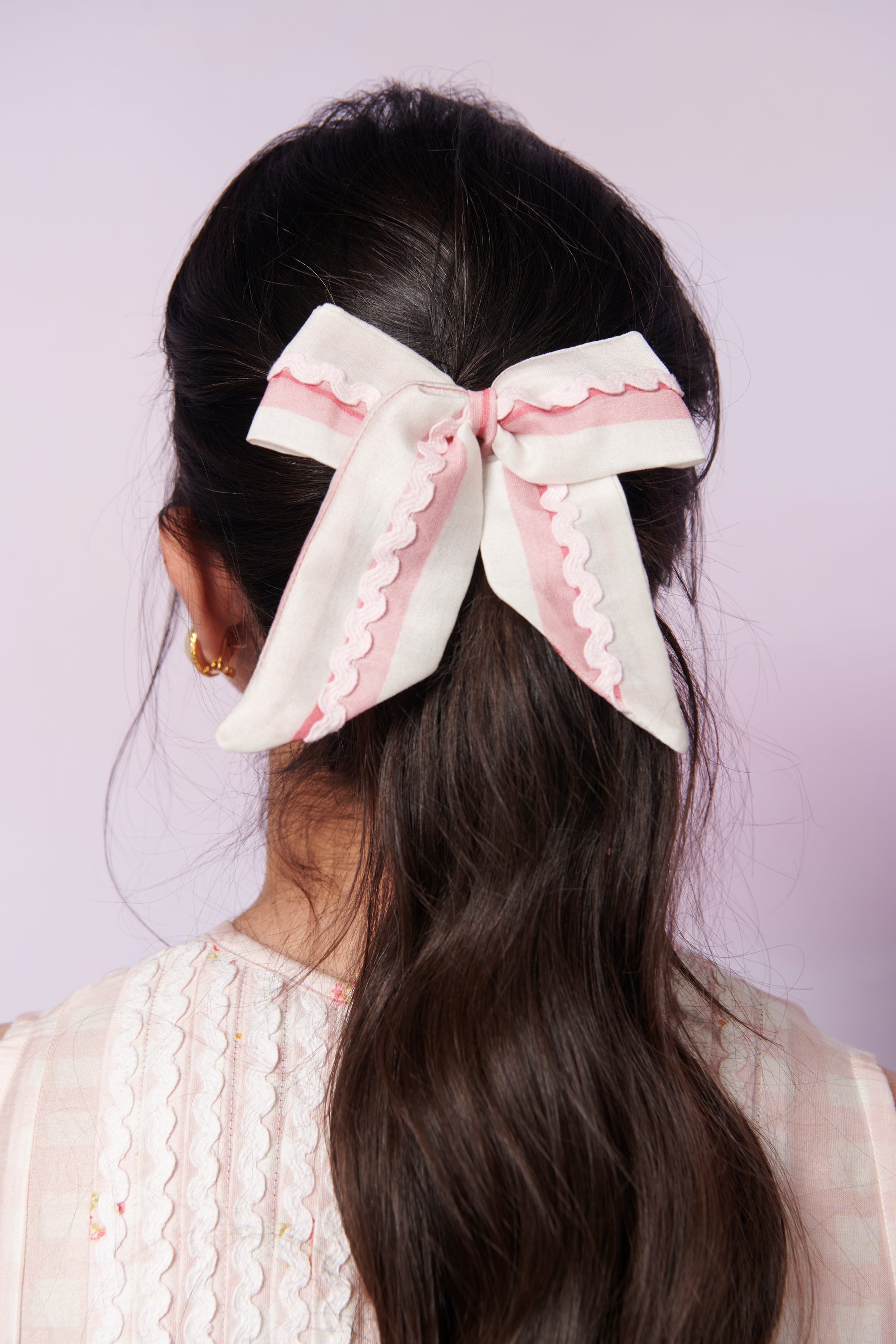Peony Ribbons Bow Small