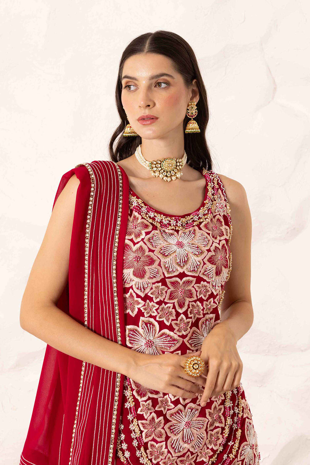 Prisha Short Kurta With Sharara