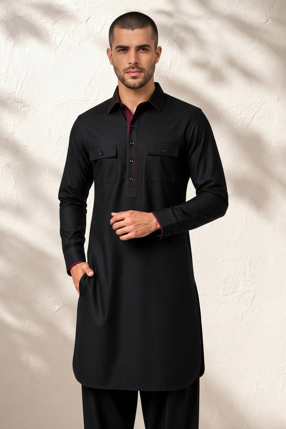 Classic Pathani Kurta Set - Ritvik