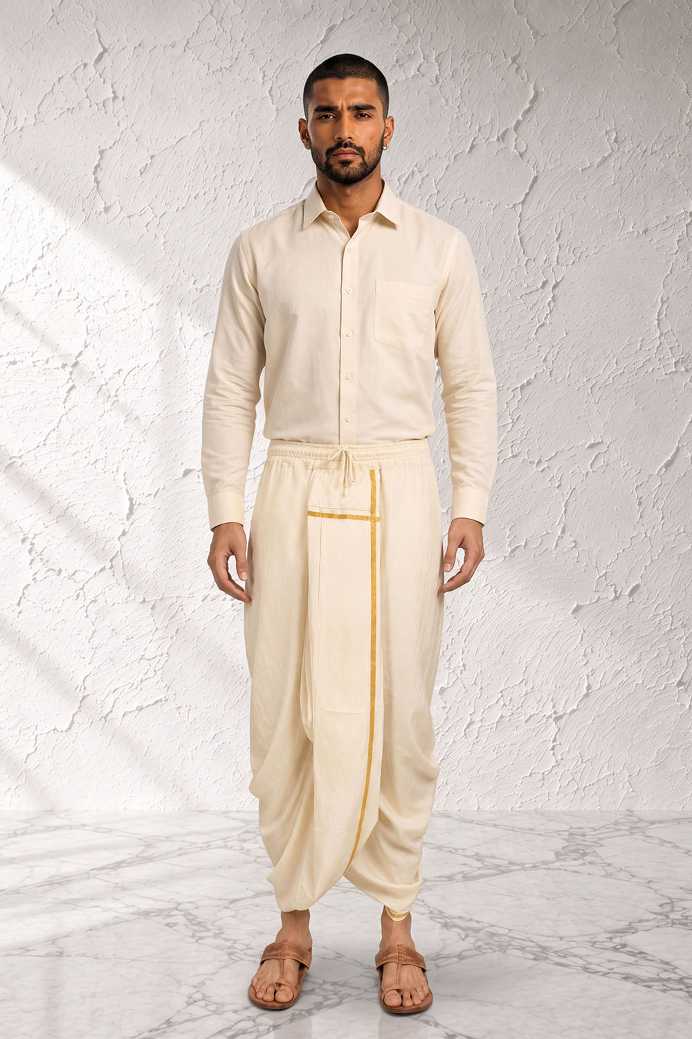 Pre Stitched Dhoti - Rivaan
