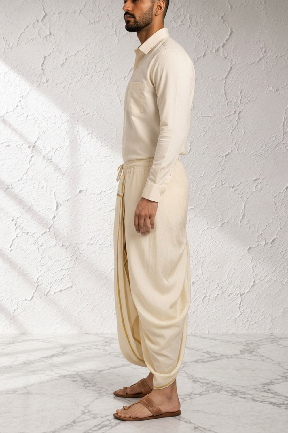Pre Stitched Dhoti - Rivaan