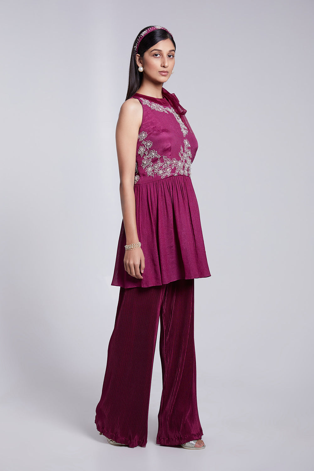 Fusion Crop Top Pant Set