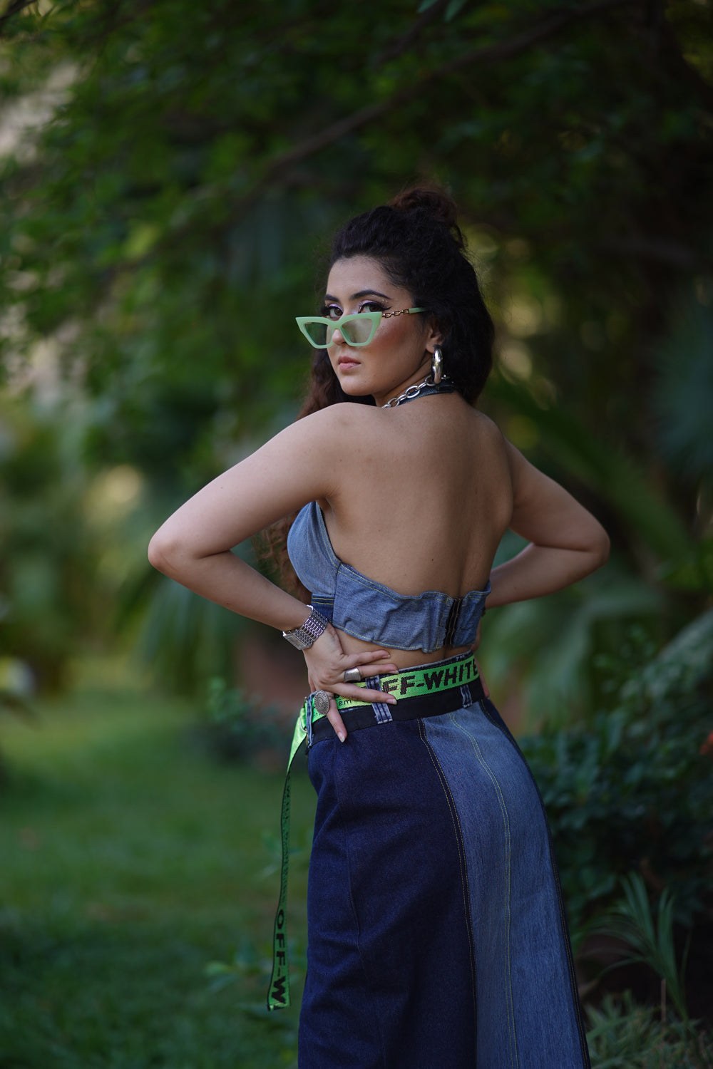 Dappled Midi Skirt Set