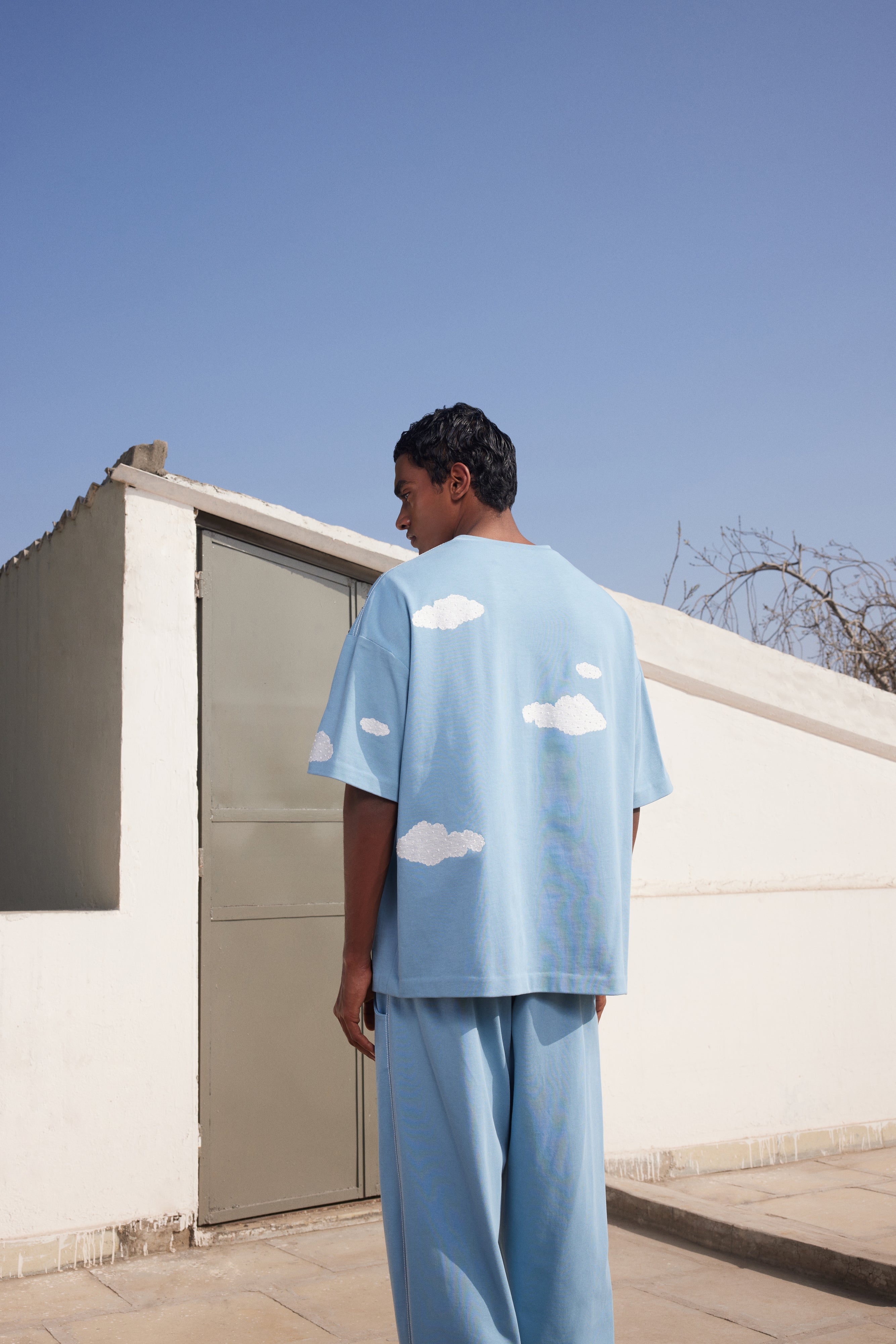 CACTUS BOXY T-SHIRT WITH BAGGY PANTS