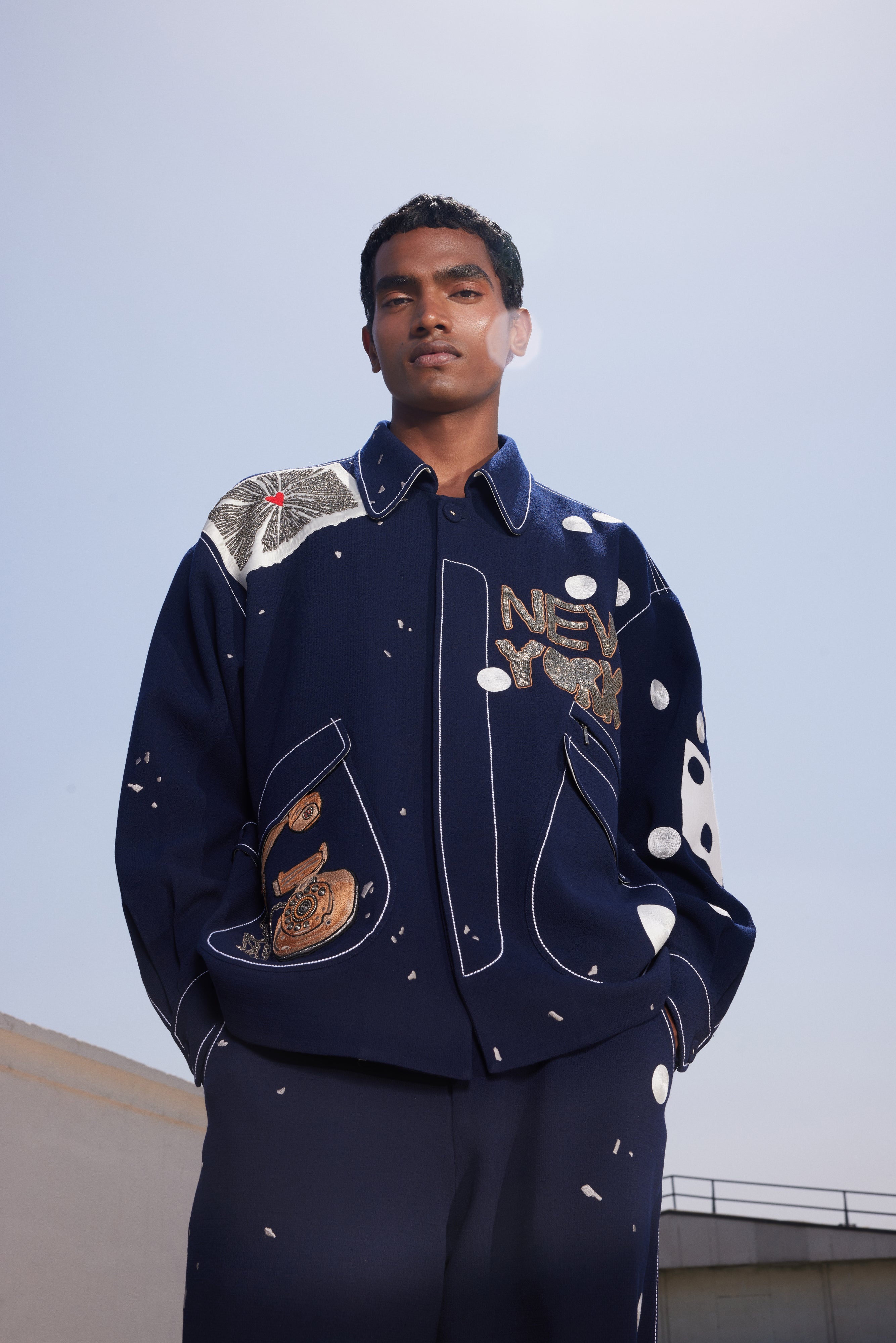 PANTS OF (TELEPHONE AND TEXT JACKET )