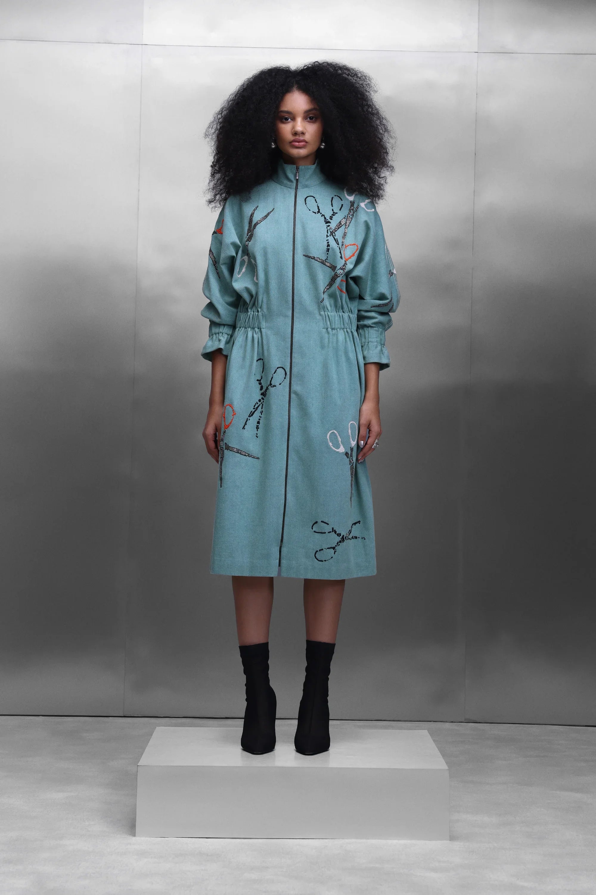 SCISSORS JACKET DRESS