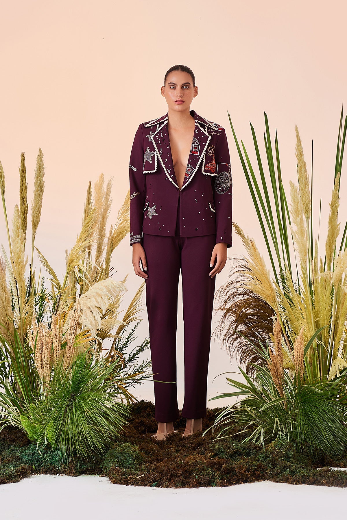 Post Card Trench Blazer