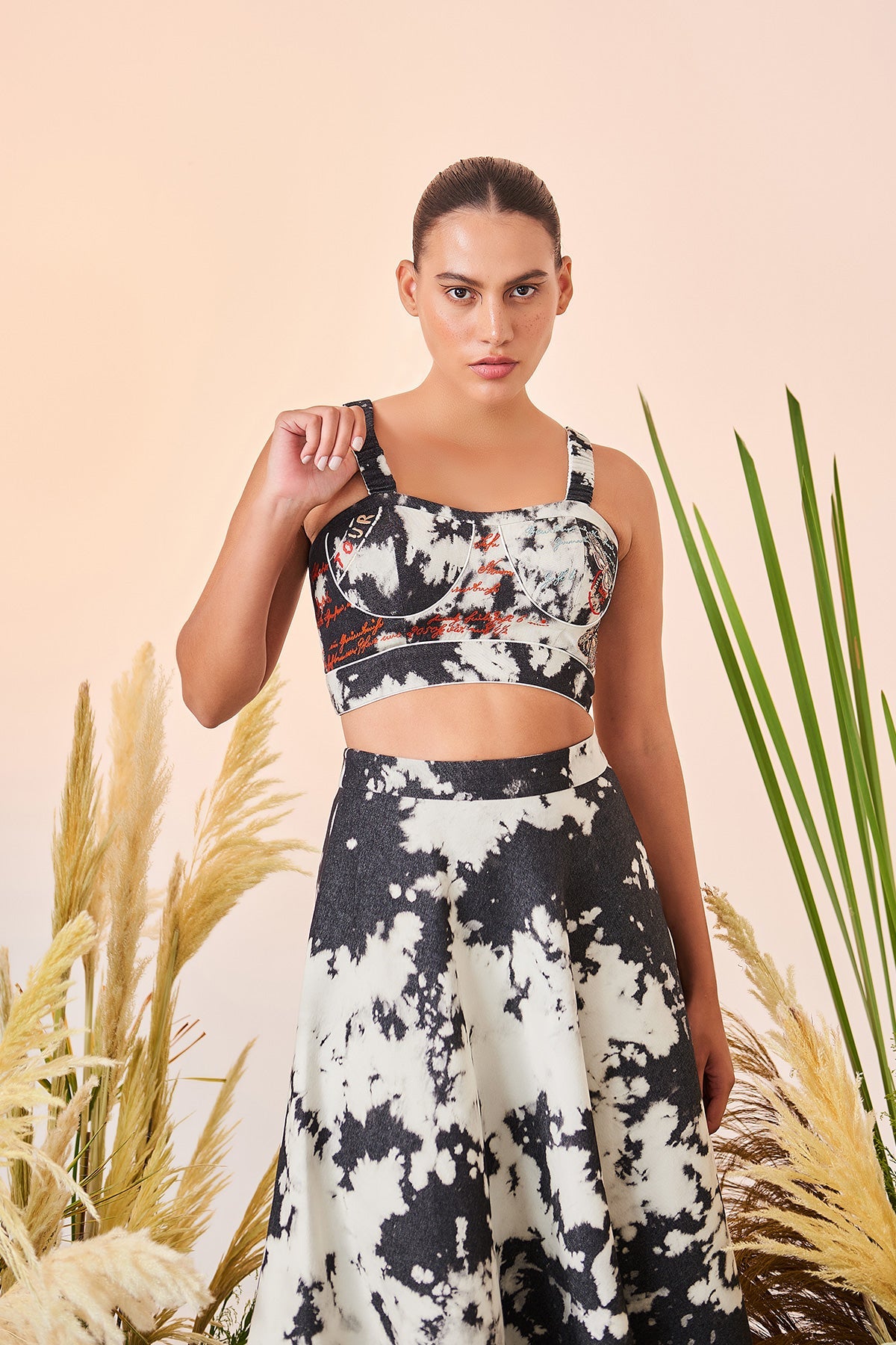 Postcard Corset And Circular Skirt