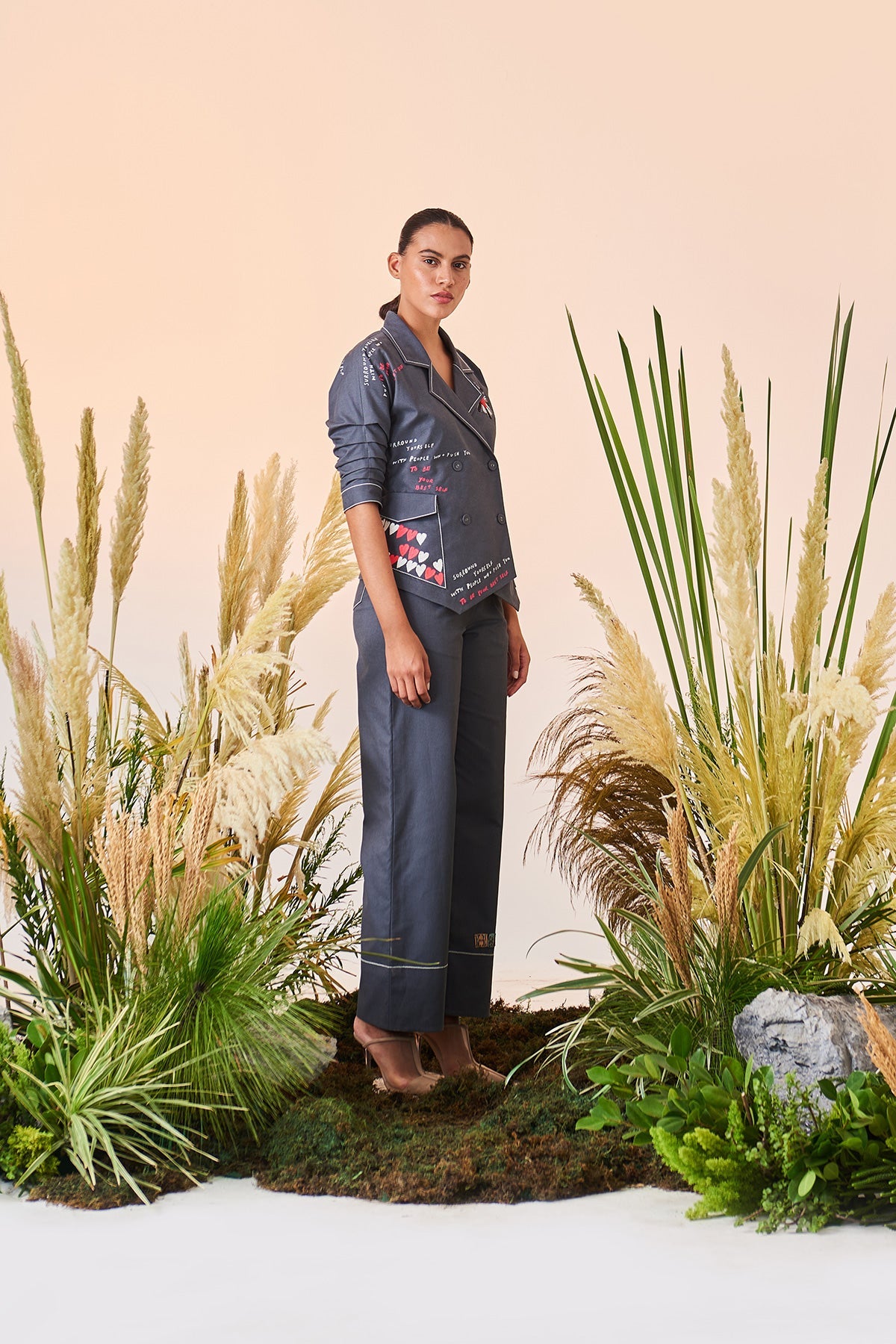 Be Your Best Self Waistcoat Top And Pant