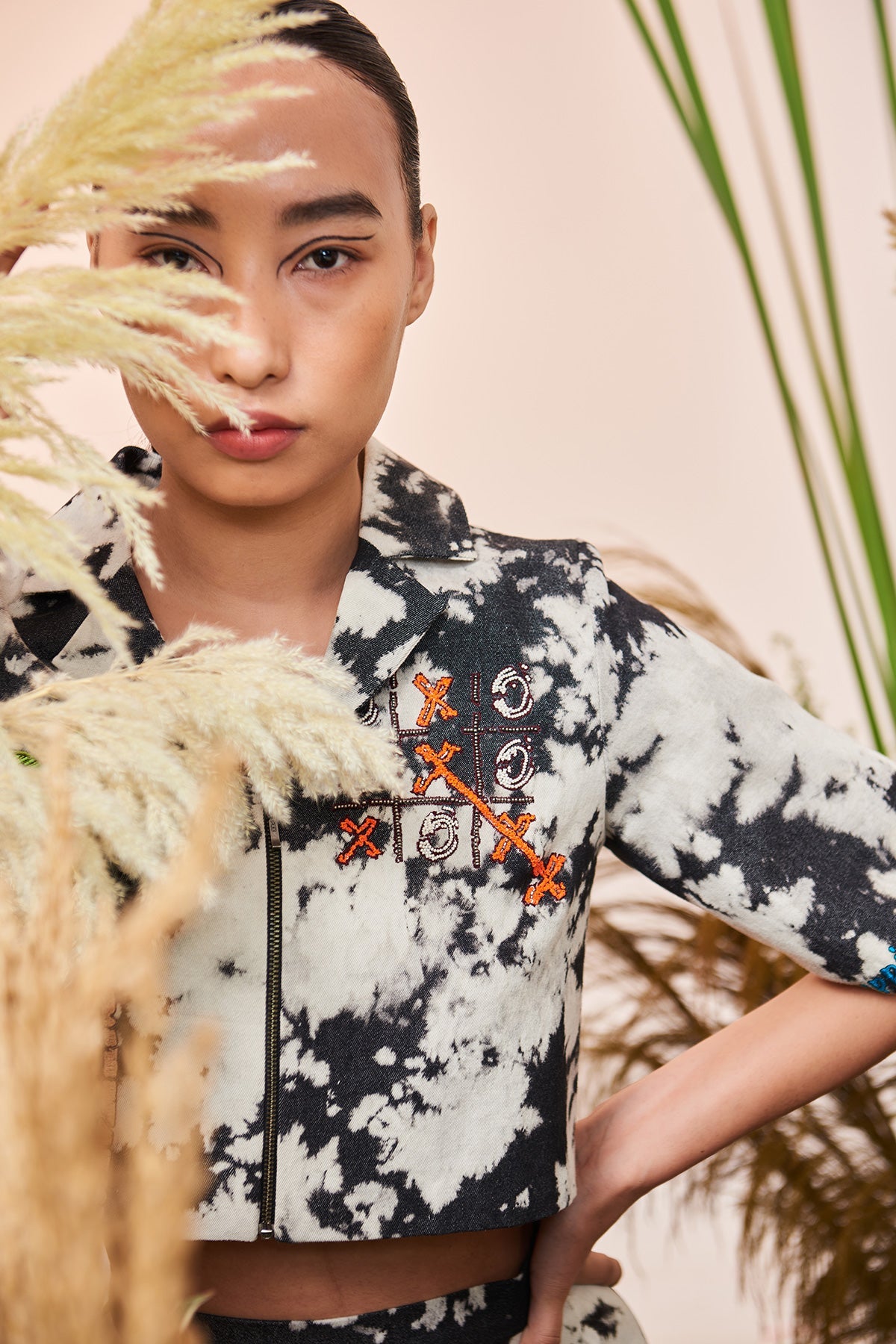 Love Circle Cropped Shirt And Shorts