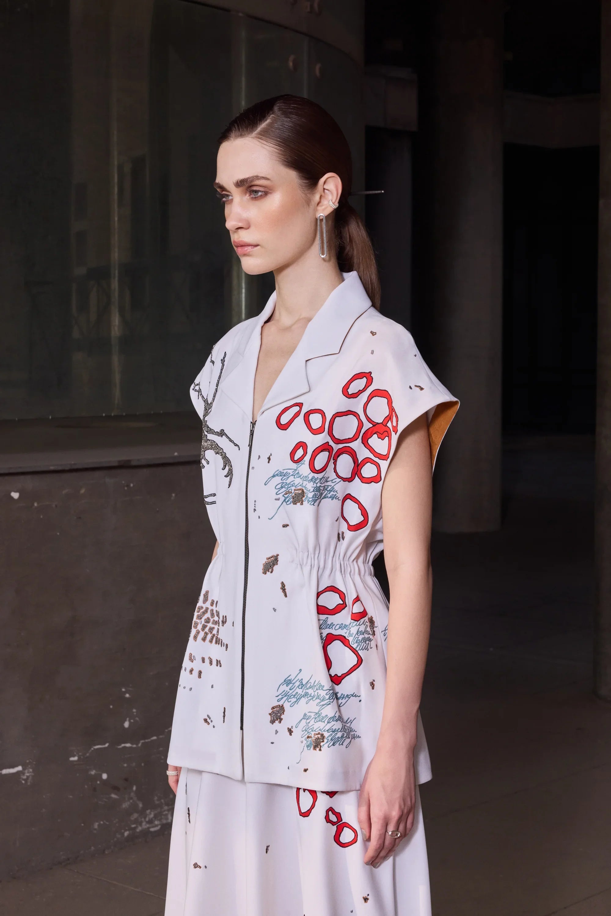 CIRCULAR SKIRT OF BUG THEORY ROBE JACKET