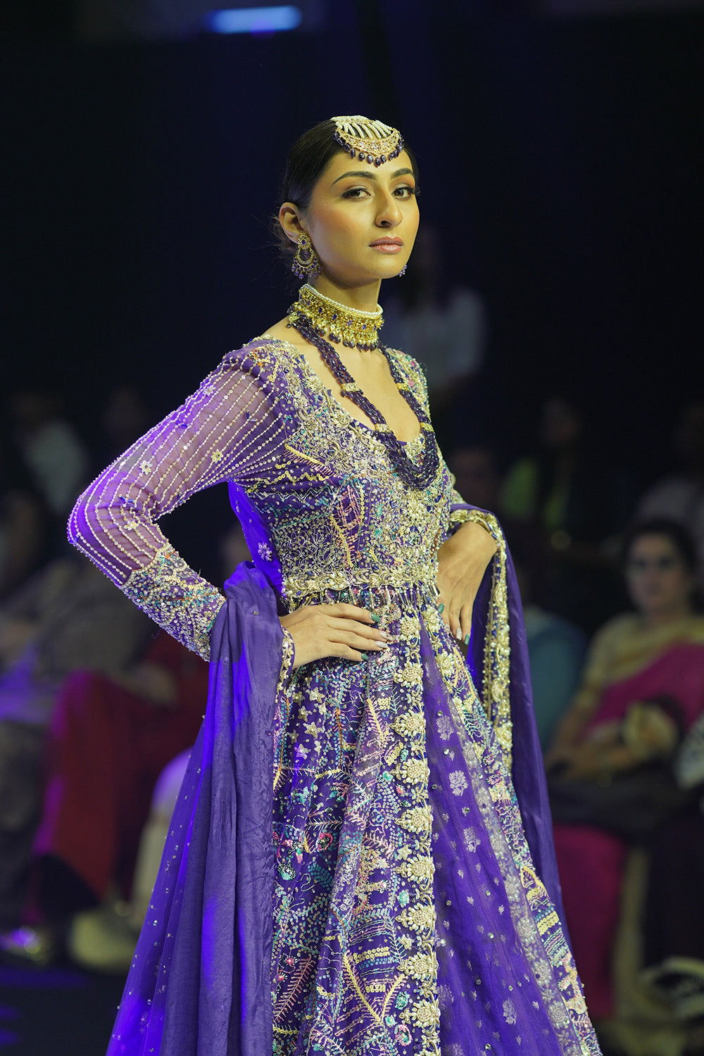 Alluring purple Lehenga