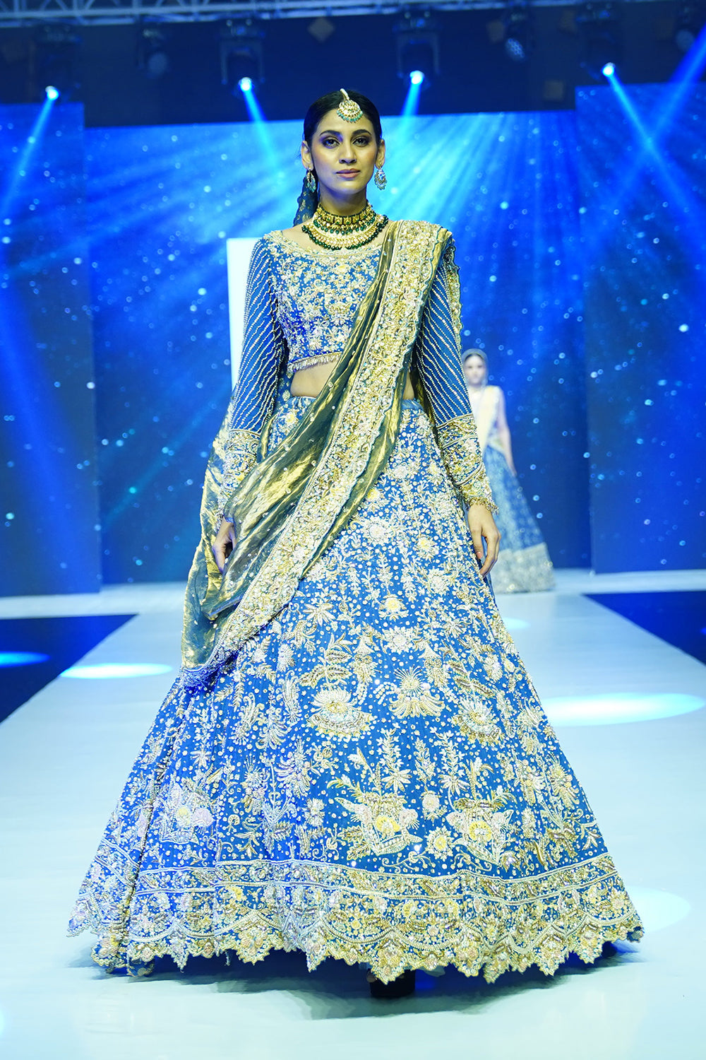 Timeless Teal Lehenga