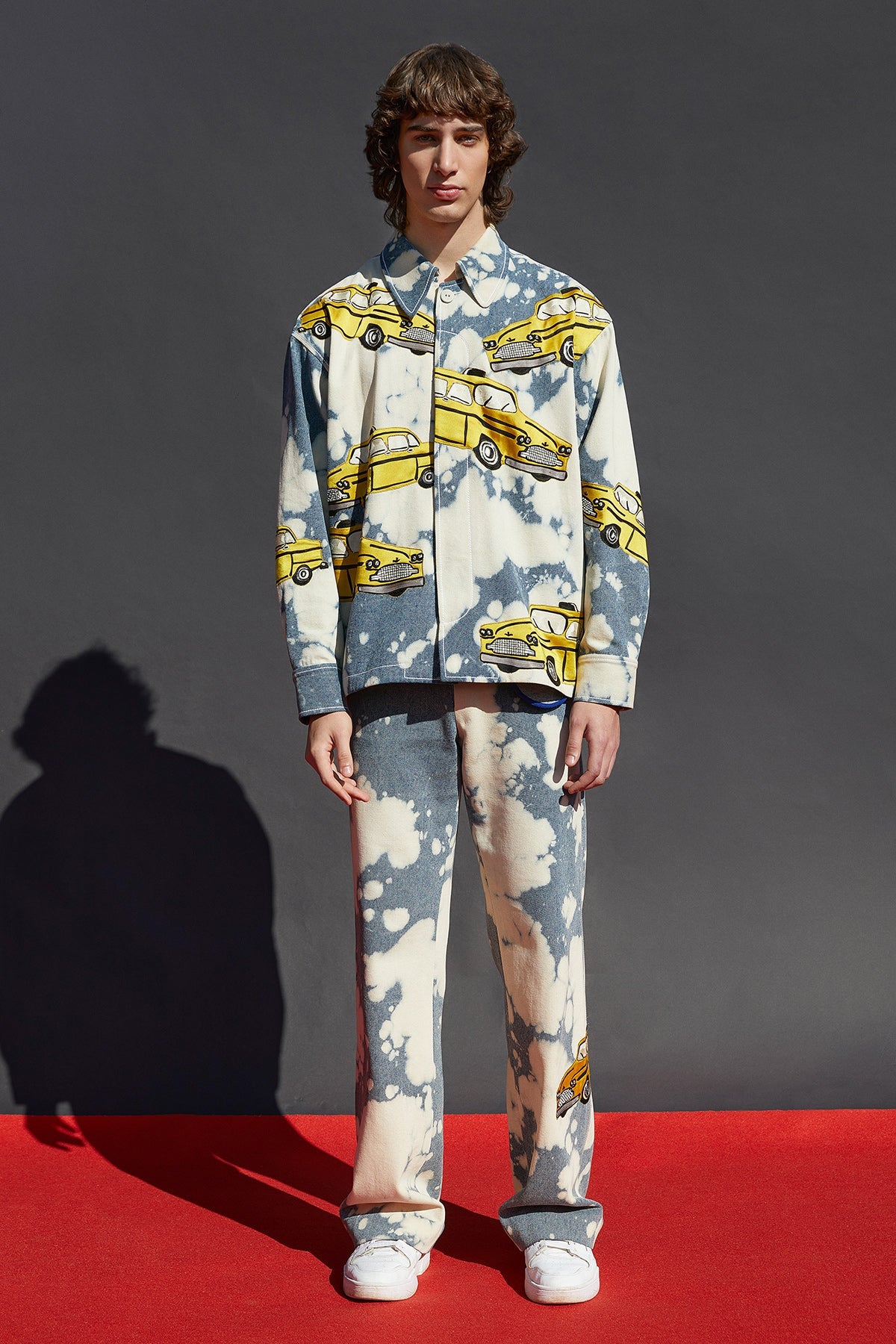 Taxi Oversized Jacket With Straight Pants