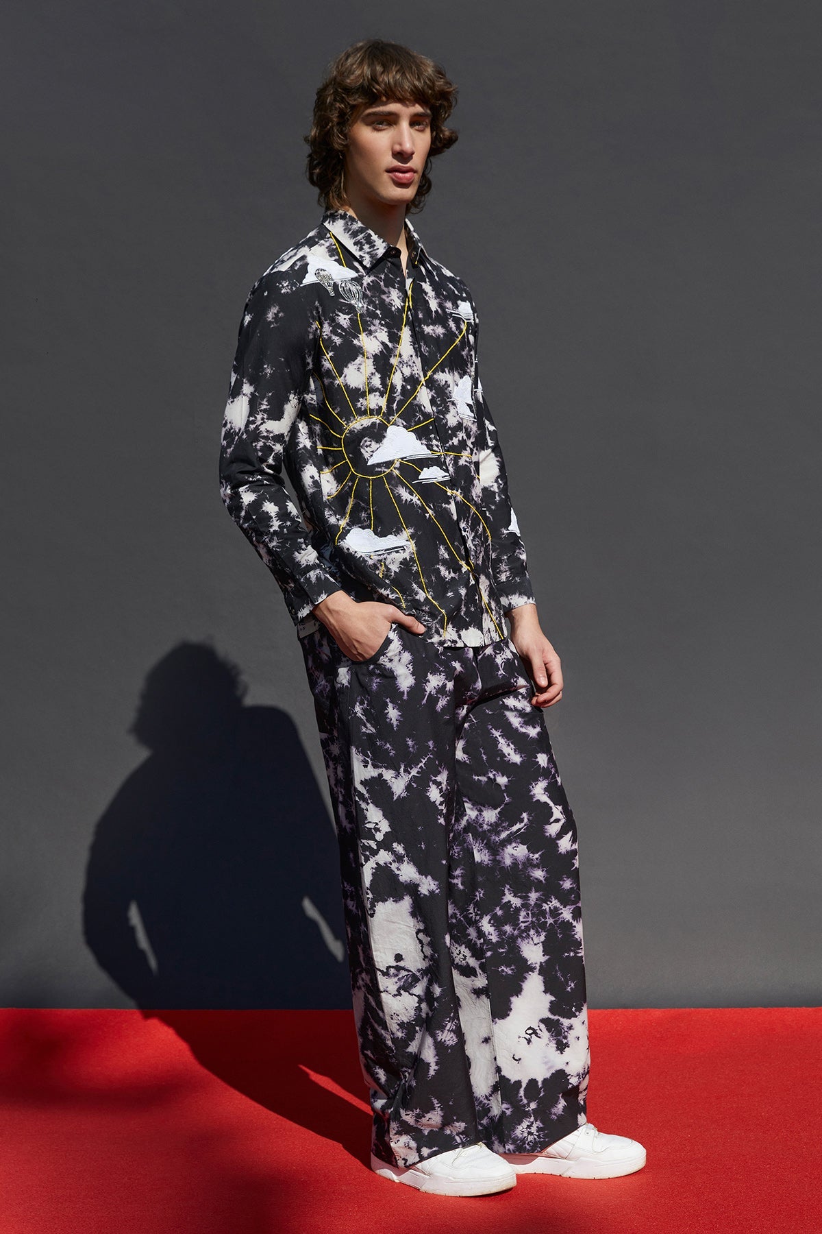Ritesh Deshmukh in Sun, Clouds And Air Balloons Full Sleeves Shirt With Baggy Pants