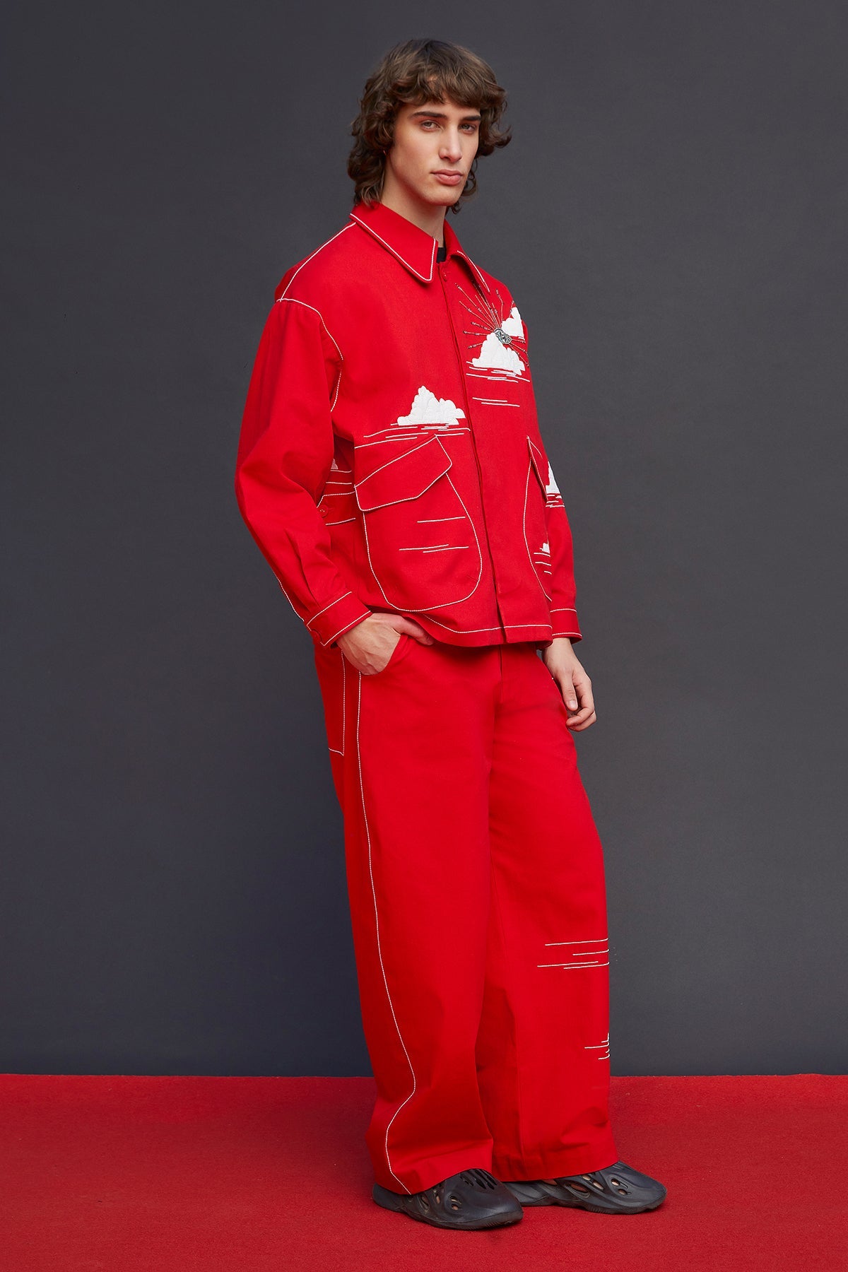 Eye Clouds Oversized Jacket