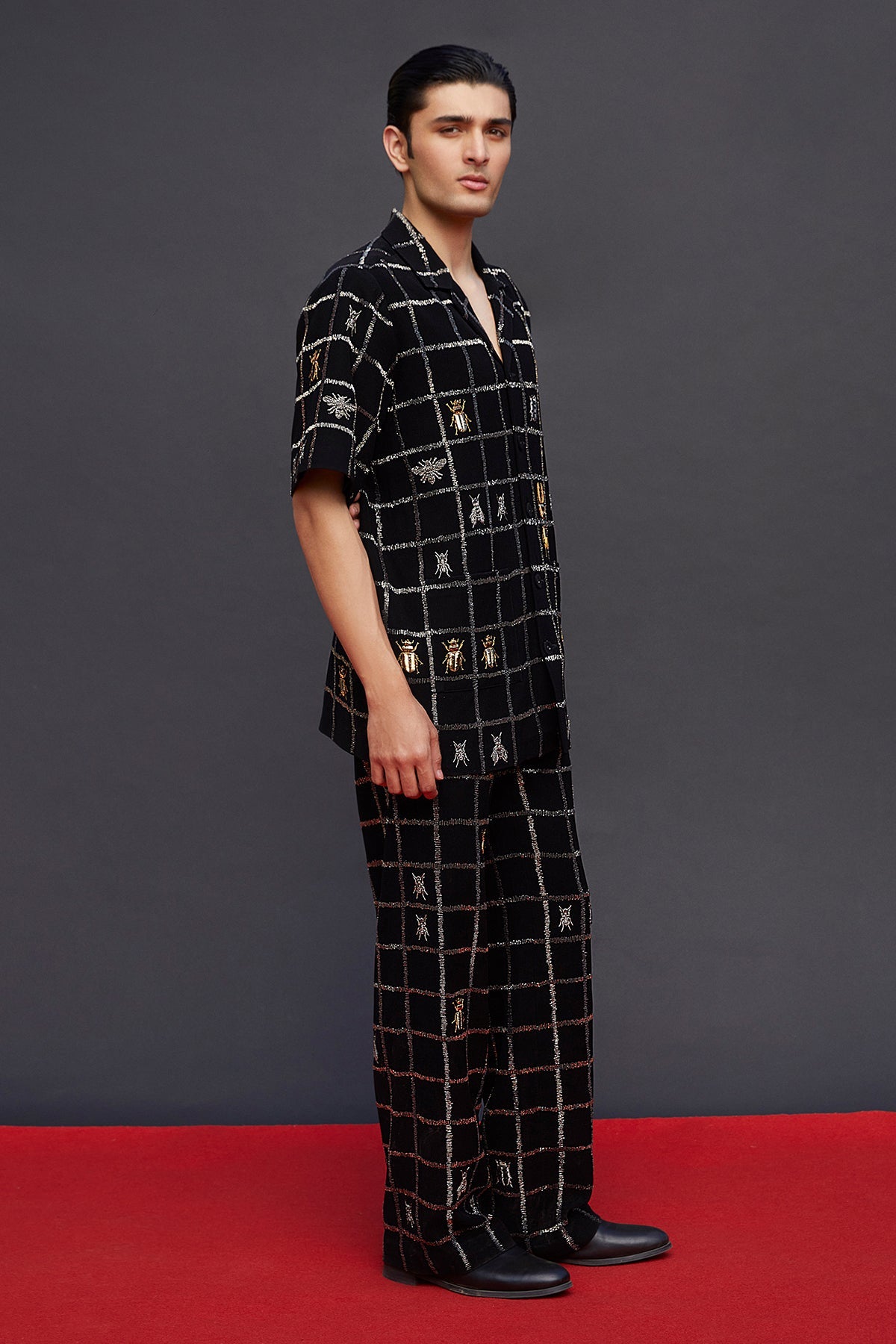 Insect Half Sleeves Shirt Jacket