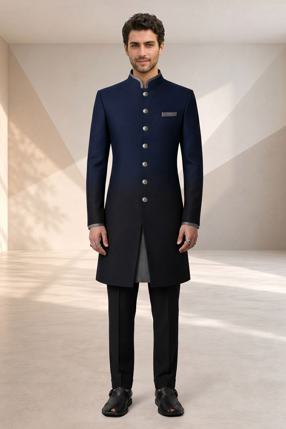 Classic Ombre Kurta - Vardhaman