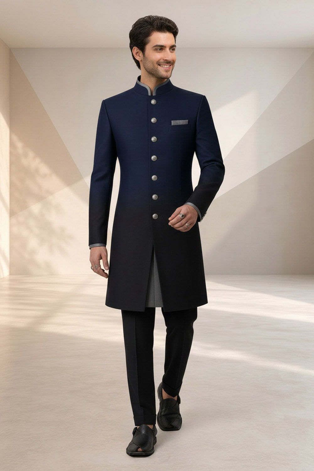 Classic Ombre Kurta - Vardhaman