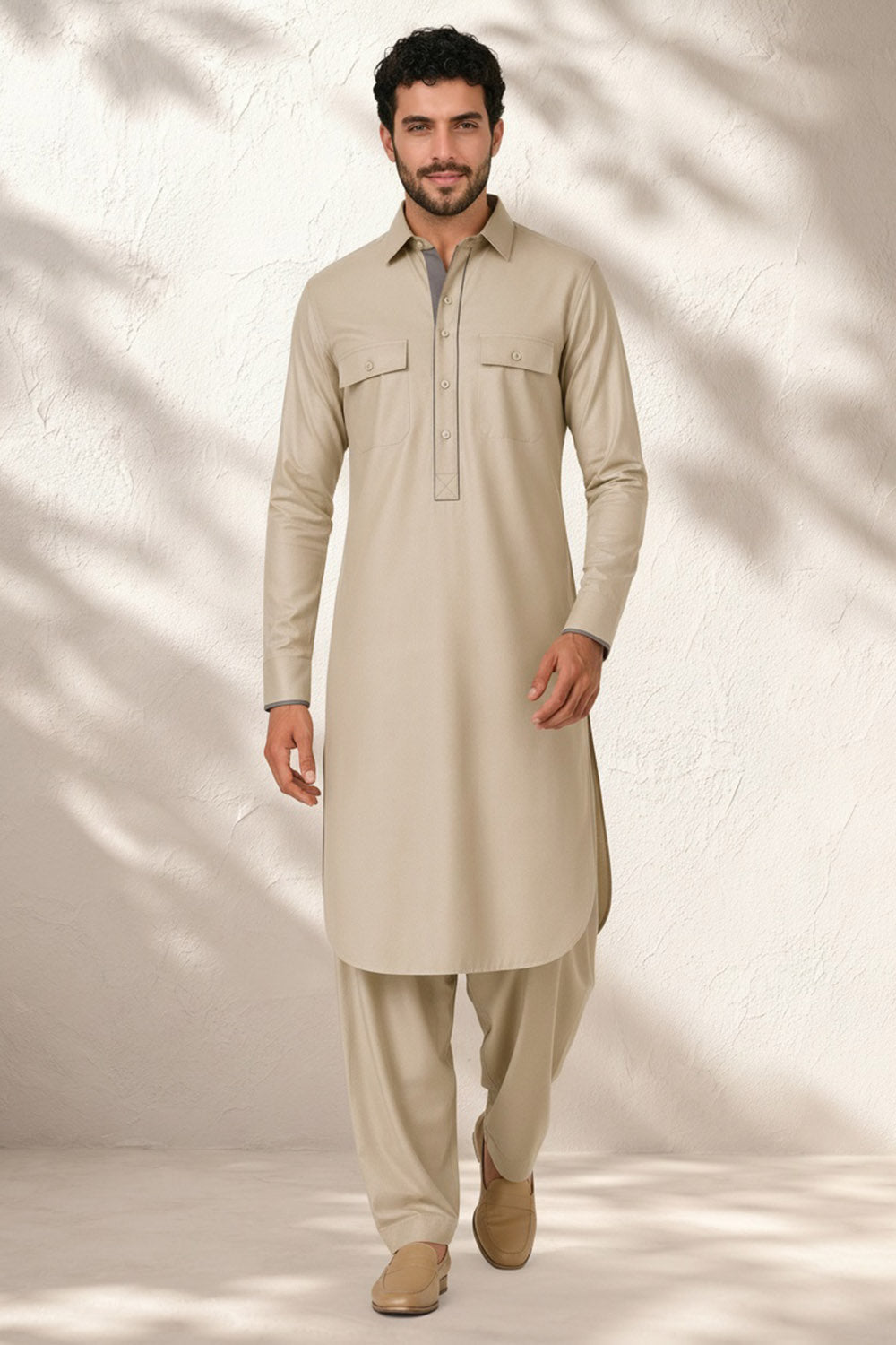 Classic Pathani Kurta Set - Veeraj