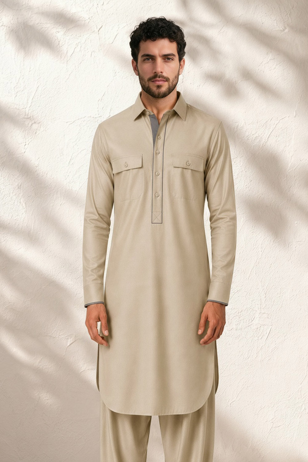 Classic Pathani Kurta Set - Veeraj