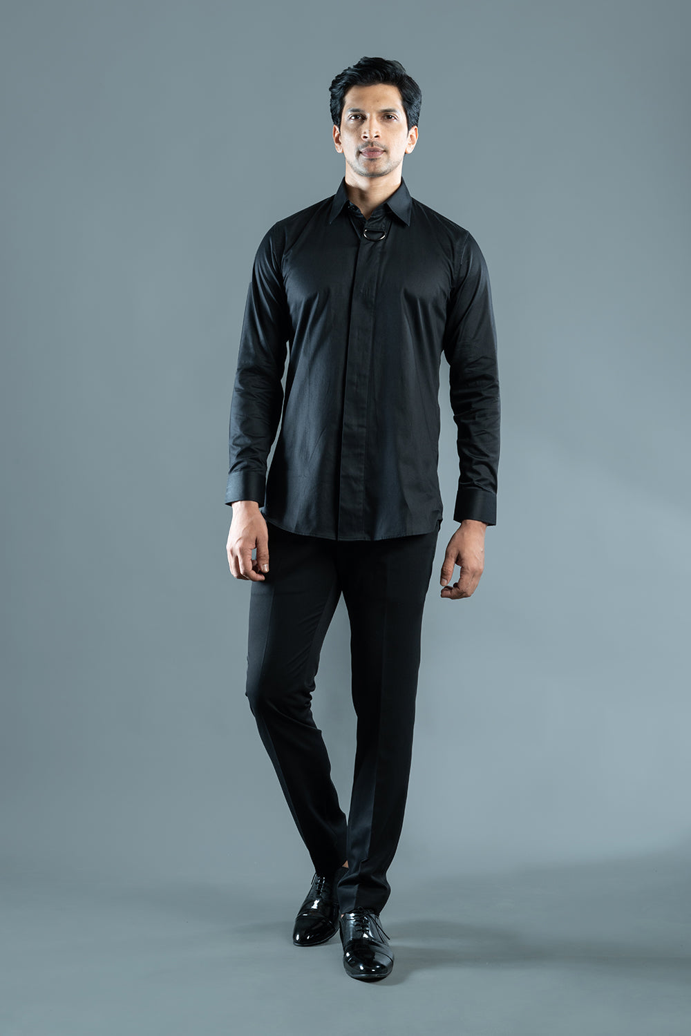 Black Buckle Shirt