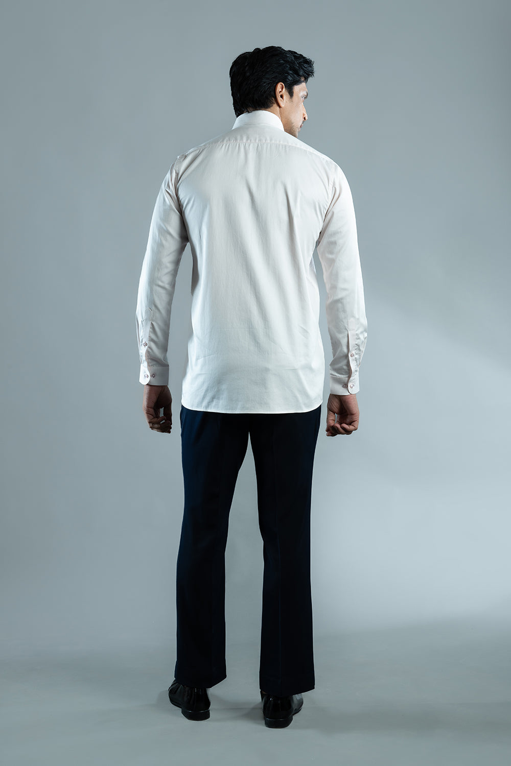 Light Pink Cotton Textured Shirt