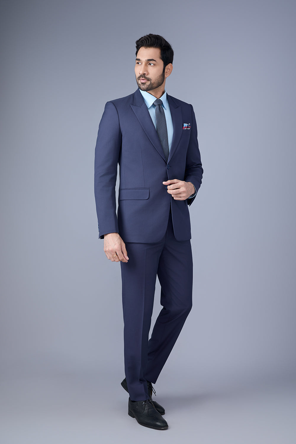 Navy Blue Corporate Suit