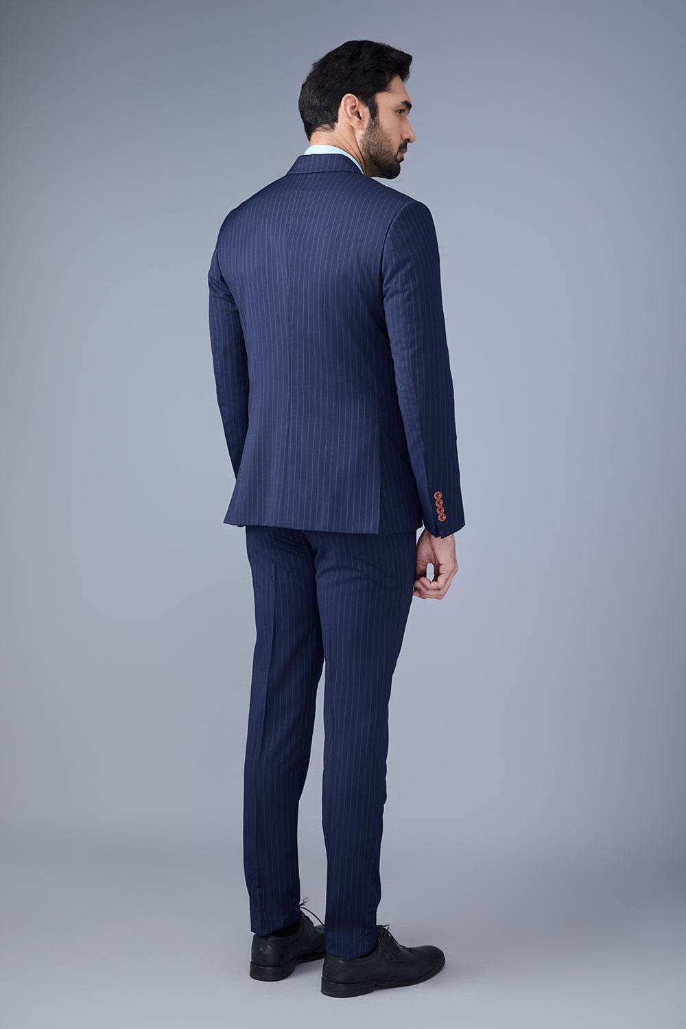 Navy Double Breasted Suit