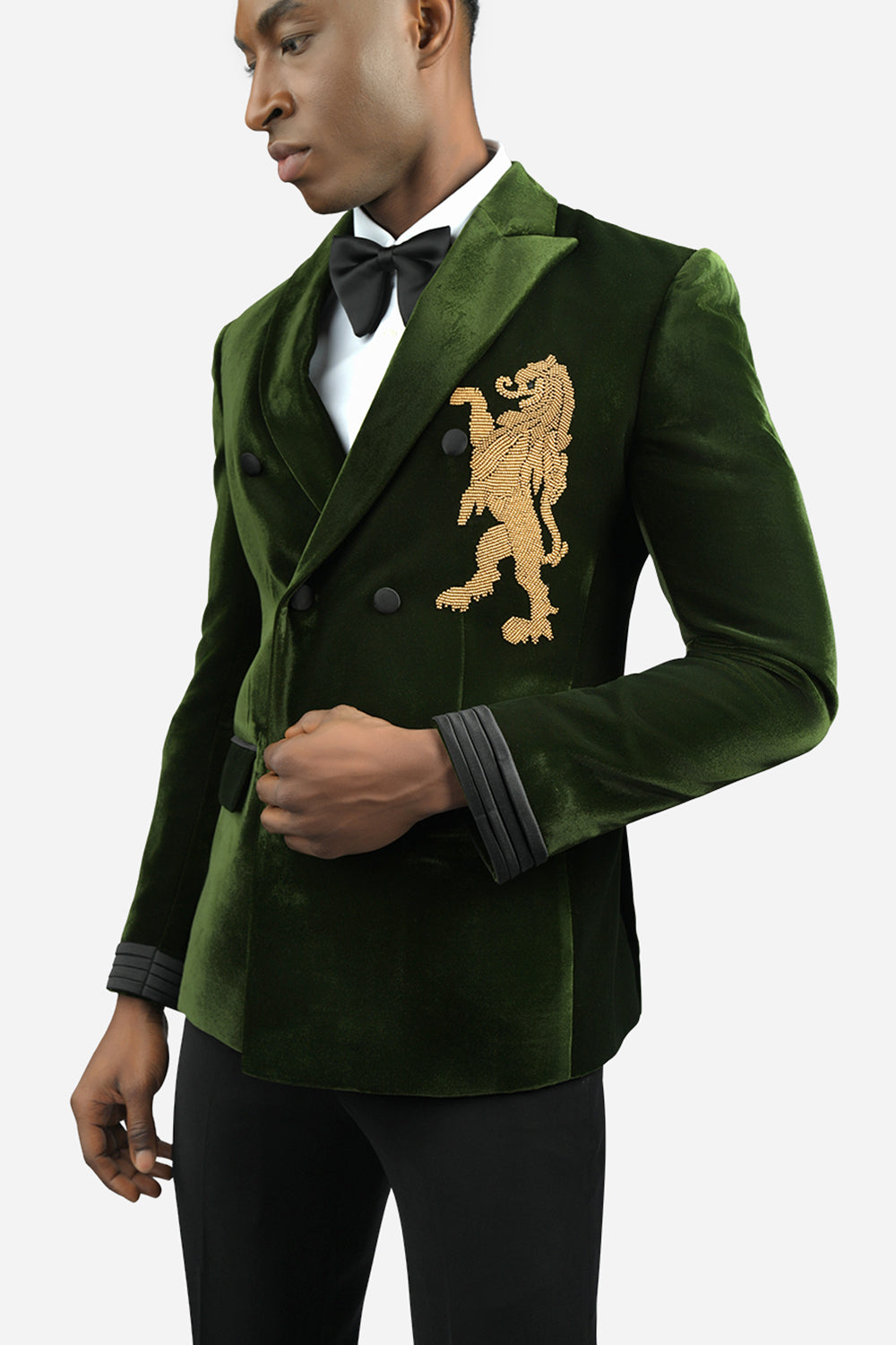 Green Velvet Lion Suit Bobby Deol Vmtusgrevel