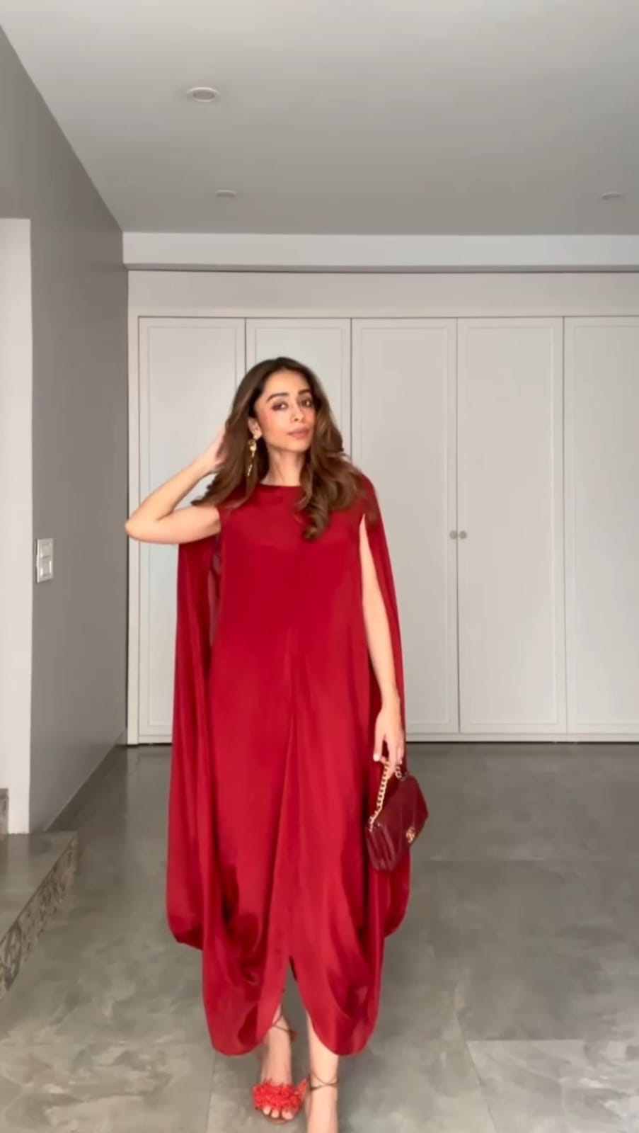 Double Cowl Dress