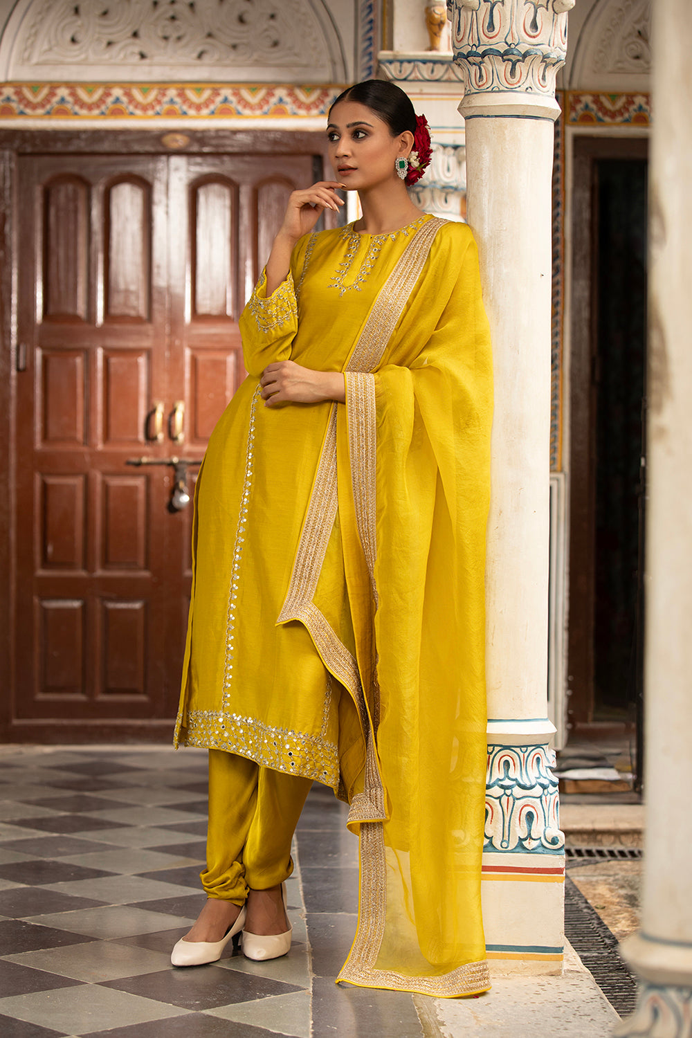Yellow Kurta Set