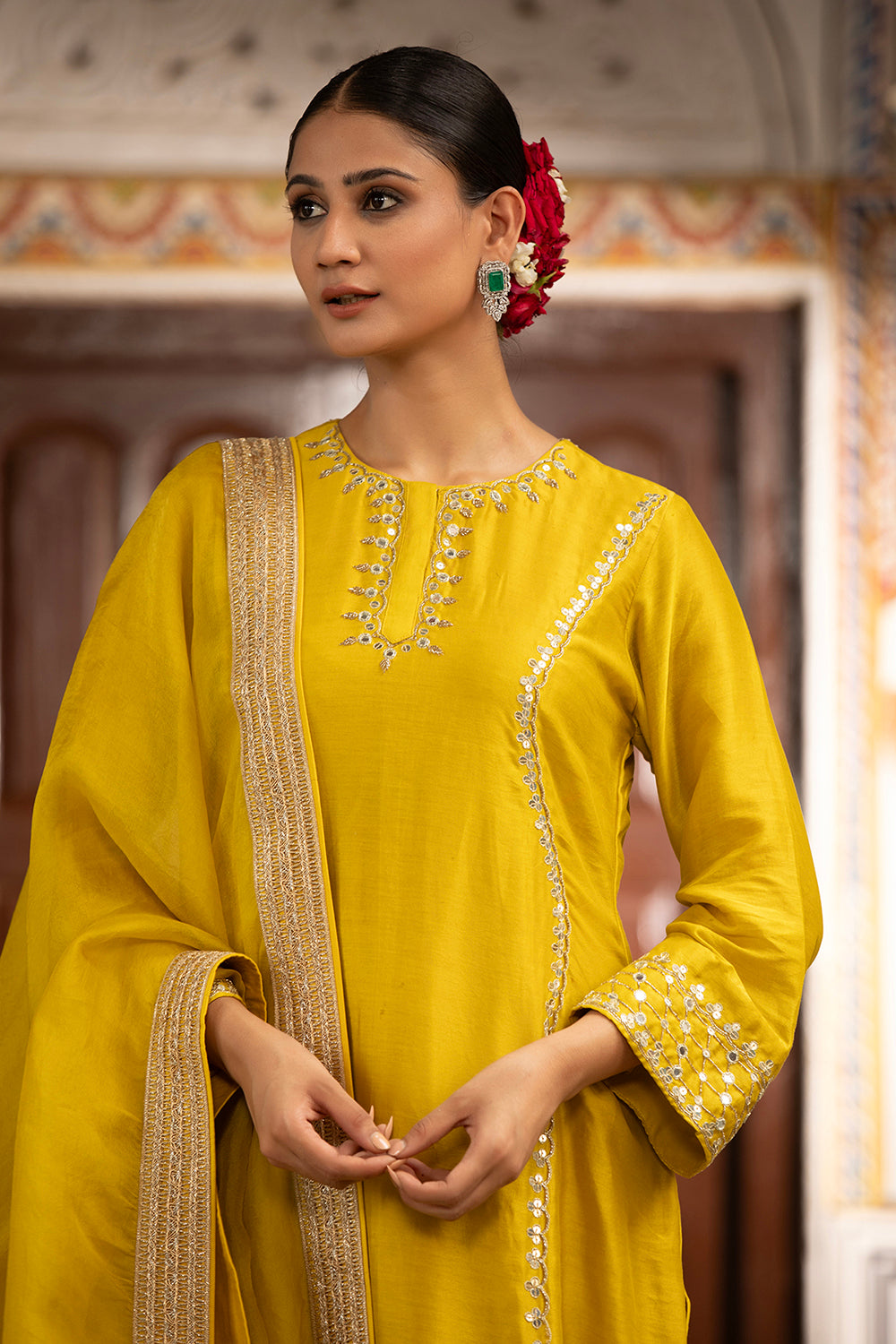 Yellow Kurta Set